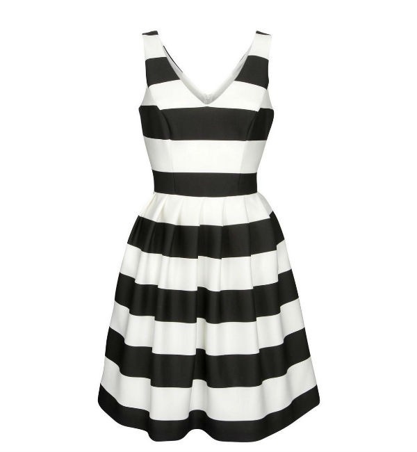 monochrone skater dress