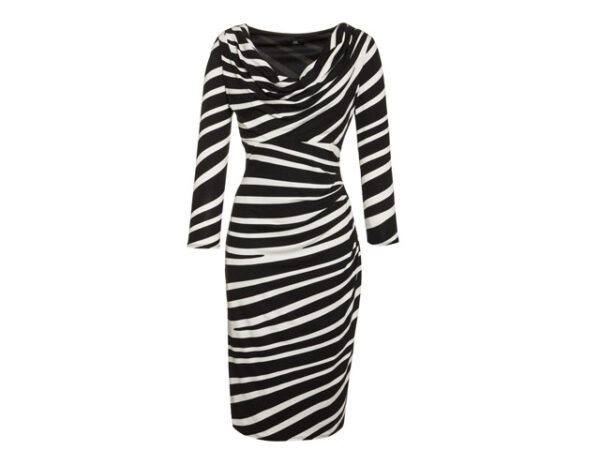 monochrome dress