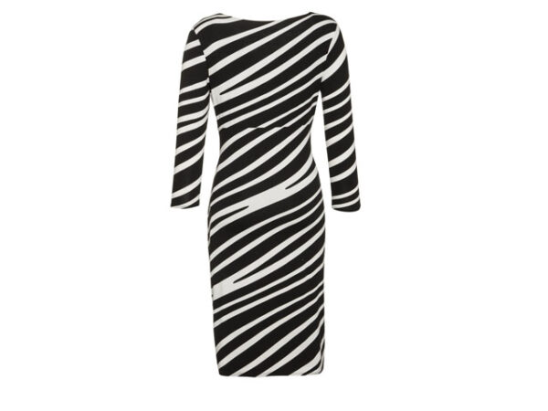 monochrome dress