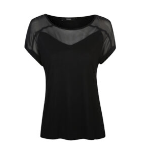 blac mesh insert top