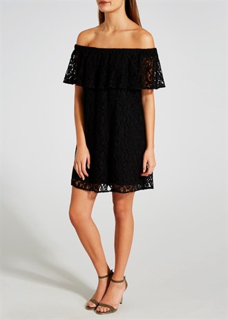 matalan white bardot dress