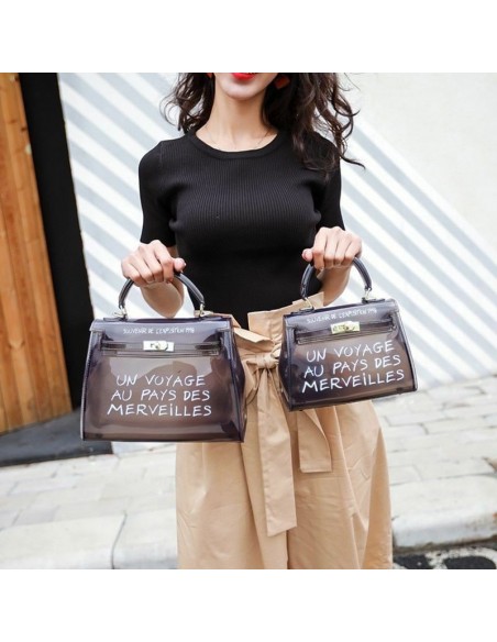 transparent voyage bag